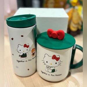 Starbucks X Hello Kitty
Stainless Tumbler & Mug Set